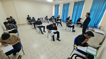 آزمون های پایان ترم دوره کارشناسی ارشد دانشگاه گناباد برگزار شد.
